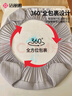 潔麗雅（Grace）A類防水隔尿抗菌大豆夾棉床笠床單防滑加厚床墊保護(hù)套 灰1.8米床 曬單實拍圖