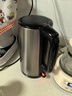 美的（Midea）電水壺熱水壺 2L全鋼無(wú)縫雙層防燙燒水壺 電熱水壺316L不銹鋼1800W大功率【政府補貼】SH20M121 曬單實(shí)拍圖