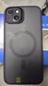 億色（ESR）適用蘋(píng)果15plus手機殼iphone15plus保護套磁吸殼硅膠軟邊超薄磨砂氣囊防摔鏡頭全包男女半透黑 曬單實(shí)拍圖