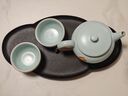 萬(wàn)仟堂（Edenus）茶具套裝 陶瓷高檔茶具禮盒 帶茶盤(pán)功夫茶具茶壺 云起C 粉青釉 曬單實(shí)拍圖