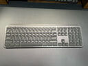 羅技（Logitech）大師系列 MX Keys Mini 簡(jiǎn)約無(wú)線(xiàn)藍牙 高端辦公鍵盤(pán) 智能鍵盤(pán) 背光時(shí)尚 超薄便攜 淺灰色 曬單實(shí)拍圖