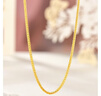 金至尊（3D-GOLD)肖邦鏈黃金項鏈素鏈足金999項鏈簡(jiǎn)約金頸鏈子七夕禮物計價(jià) 金重2.55克(配珠寶禮盒) 曬單實(shí)拍圖