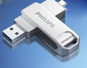 飛利浦（PHILIPS）128GB Type-C USB3.2 雙接口手機(jī)U盤 61UT-D金屬旋轉(zhuǎn) 高速讀寫 商務(wù)辦公學(xué)習(xí)耐用優(yōu)盤 曬單實(shí)拍圖