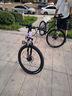 雷克斯紅客100S禧瑪諾21速雙碟剎山地車(chē) 米妮紫  標準版 21速 26英寸*16英寸 曬單實(shí)拍圖