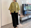 恒源祥中老年女春裝針織外套毛衣洋氣套裝媽媽款秋冬季兩件套開衫上衣服 果綠【套裝】 L (建議85-100斤) 曬單實拍圖