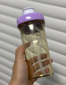 HEGEN海格恩吸管杯兒童水杯學(xué)飲杯奶瓶1-3-6歲直飲吸管嬰兒寶寶牛奶杯 【健康坐姿】 330ml 吸管杯-天使粉 曬單實(shí)拍圖