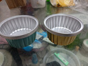 柏潮布丁錫紙杯蛋糕蛋撻模具耐高溫烤箱空氣炸鍋專(zhuān)用錫紙盒小號燒烤盤(pán) 烹飪精致模具：(10杯)厚+厚 曬單實(shí)拍圖