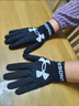 安德瑪（Under Armour）騎行手套冬季男女保暖加絨電動(dòng)摩托自行車(chē)防寒風(fēng)觸屏運動(dòng)滑雪手套 曬單實(shí)拍圖