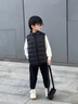 鴨鴨兒童羽絨背心馬甲新短款輕薄上衣男女童秋冬季校服神奇馬夾GM 曬單實拍圖