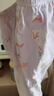 俞兆林兒童秋衣秋褲家居服A類純棉睡衣套裝舒適透氣 蝴蝶結(jié)兔150 曬單實(shí)拍圖