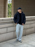 森馬（Semir）王安宇同款棉服男發(fā)熱科技棉外套三防25冬保暖棉衣109725112104 曬單實拍圖