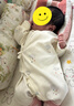 babylove新生兒連體衣春季純棉嬰兒衣服0-6個(gè)月初生兒寶寶三角哈衣秋裝 曬單實(shí)拍圖
