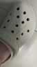 CROCS卡駱馳貝雅卡駱班洞洞鞋|205089 冬日白/彩色-1LI 37/38(230mm) 曬單實(shí)拍圖
