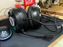 狼蛛（AULA）電腦耳機頭戴式耳麥 游戲電競耳機7.1筆記本電腦重低音有線(xiàn)降噪聽(tīng)聲辯位 夢(mèng)幻黑【USB+雙3.5接口】 曬單實(shí)拍圖