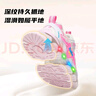 泰蘭尼斯童鞋秋季新款可控開(kāi)關(guān)閃燈鞋男女童軟底亮燈運動(dòng)鞋兒童休閑鞋 白/粉 27 內長(cháng)17.5適合腳長(cháng)16.5 曬單實(shí)拍圖