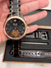 勞力士王子瑞士進(jìn)口手表男士機械表潛航者防水怪夜光鏤空多功能名牌專(zhuān)用男表 瑞士男表-間金黑面+贈送真皮表帶 曬單實(shí)拍圖