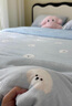雅鹿床上四件套牛奶絨雙面絨防靜電2025新款冬季加絨厚法蘭絨床單被套 小美甜品屋 【高克重牛奶絨 加絨保暖】 1.8m四件套 床單款 （被套180*220cm） 曬單實(shí)拍圖