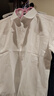 衣諾坊女童襯衫白色長(cháng)袖圓領(lǐng)春夏新款學(xué)生六一演出校服兒童休閑T恤寬松 曬單實(shí)拍圖