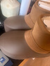 UGG【明星同款】冬季男女同款迷你脆皮泡芙雪地靴1158370 CHE | 栗色 37 曬單實(shí)拍圖