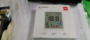 得力(deli)室內(nèi)電子溫濕度計(jì)/表辦公家用壁掛桌面嬰兒房辦公用品兒童老人生日禮物 帶時(shí)間 日歷 體感 曬單實(shí)拍圖