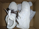 SHOOT BRAND重構(gòu)系列 復(fù)古跑步鞋網(wǎng)面透氣薄底內(nèi)增高阿甘運(yùn)動(dòng)鞋 白色 38 曬單實(shí)拍圖