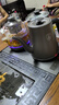 FUNORK 全自動上水電熱水壺泡茶專用茶臺燒水壺一體機(jī)電茶壺?zé)鞒樗枳啦鑾浊度胧讲杈咛籽b 1L 三件套-雙壺上水【37x20cm】 曬單實(shí)拍圖