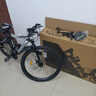 金武端自行車(chē)成人山地車(chē)公路賽車(chē)單車(chē)騎行變速超輕越野中學(xué)生初中青少年 頂配版-輻條輪-黑白色 26寸21速 曬單實(shí)拍圖
