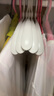 尚格蘭特厚加粗晾衣架無痕寬肩衣架掛衣服架衣掛衣服撐子掛架北歐白10支 曬單實拍圖