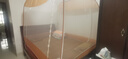 南極人A類(lèi)帳紗 鋼絲蒙古包蚊帳 三開(kāi)門(mén)  150*200cm【加密網(wǎng)眼 免安裝】 曬單實(shí)拍圖