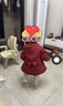 戴維貝拉（DAVE＆BELLA）白鴨絨兒童羽絨服保暖女童上衣冬裝圣誕加厚小童外套寶寶衣服 漿果紅【現(xiàn)貨】 100 cm（建議身高90-100cm） 曬單實(shí)拍圖