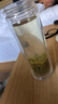 XDO一鍵開蓋水杯男士茶杯雙層玻璃泡茶杯子防爆耐高溫全鋼蓋 曬單實拍圖
