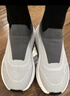 京東京造【Air Foam】厚底緩震夏季透氣新款網(wǎng)面一腳蹬休閑鞋男淺灰色40 曬單實(shí)拍圖