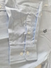 U.S. POLO ASSN.襯衫男春秋長(cháng)袖白色休閑工裝外套高端免燙抗皺寬松藍色男士襯衣 曬單實(shí)拍圖