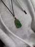 胖東來(lái)品質(zhì)天然和田玉碧玉吊墜男女款十二生肖掛件三合貴人玉佩 猴鼠龍三合 曬單實(shí)拍圖