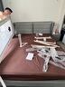 丸丫嬰兒床圍欄床上圍欄寶寶防摔防護(hù)欄床邊防掉擋板兒童床邊安全護(hù)欄 三面K2灰熊1.8+灰星2.0m*2免打釘 曬單實(shí)拍圖