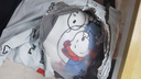 史努比（SNOOPY）兒童T恤男女童長(zhǎng)袖棉打底衫2件裝春秋 黑宇航+藍(lán)橄欖球    130    曬單實(shí)拍圖