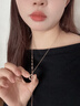 BOEAY正品毛衣鏈長(cháng)款項鏈吊墜女士2025新款輕奢小眾送女友生日禮物女生 【免費刻字】玫瑰金色/羅馬圓圈項鏈 曬單實(shí)拍圖