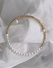 Amber Lollipop王玉雯同款珍珠手鐲女鐲子小眾手飾周年紀念日生日禮物送女友老婆 金色手鐲(珍珠+鍍14k金) 曬單實(shí)拍圖