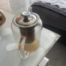 禾艾蘇（heisou）高硼硅耐熱玻璃茶壺大容量茶水分離煮茶壺茶具套裝加厚家用泡茶壺 茶壺650ml 曬單實(shí)拍圖