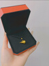 中國黃金（CHINA GOLD）黃金項鏈女士足金葫蘆吊墜項鏈純金生日禮物送女友老婆 葫蘆項鏈金重約1.1g【甄選禮盒】 曬單實拍圖
