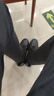 紅蜻蜓休閑皮鞋男25新款男士運動(dòng)板鞋男款軟底牛皮休閑鞋WTA35005黑色44 曬單實(shí)拍圖