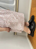 星期六（St&Sat）品牌厚底樂(lè )福鞋女2025秋季新款英倫風(fēng)皮鞋女士小個(gè)子增高鞋JK單鞋 黑色【單里】 SSC3112E8T 37 曬單實(shí)拍圖