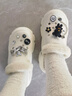 skingcond德國洞洞鞋女冬季2025新加絨加厚底增高踩屎感外穿毛絨包頭棉拖鞋 米白煤球【加絨升級款】 37-38  標準碼(內長(cháng)240MM) 曬單實(shí)拍圖