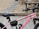 ICOLOUR自行車(chē)成人山地車(chē)公路賽車(chē)單車(chē)騎行變速內走線(xiàn)學(xué)生男女青少年 【薔薇粉】超強減震-鋼架輻條輪 24寸21速（145-165cm） 曬單實(shí)拍圖