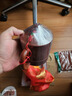 善悅堂 宜興紫砂杯茶杯精品辦公杯帶蓋水杯女士禮物純手工原礦大紅袍花 飄香杯400毫升 曬單實拍圖