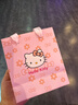 KZD老鳳凰999足銀純銀三麗鷗HelloKitty四葉草手鏈凱蒂櫻花生日禮物 手鏈+高奢禮袋同款 純銀電鍍白金升級版【更抗氧化】 曬單實拍圖