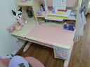 護童（Totguard）兒童學(xué)習桌椅套裝可調節升降實(shí)木書(shū)桌 啟夢(mèng)好奇星粉100cm+CG22F紅 曬單實(shí)拍圖