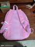 靚寶寶小學(xué)生女孩書(shū)包三到六兒童大容量一年級二減負護脊女生輕便雙肩包 大號粉色(適合3-6年級) 曬單實(shí)拍圖
