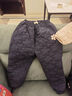 戴維貝拉（DAVE＆BELLA）兒童棉褲加厚女童休閑褲小童保暖褲洋氣幼兒長(cháng)褲冬季新款童褲 藏青色【現貨】 120 cm（建議身高110-120cm） 曬單實(shí)拍圖