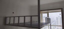 憶璽品出租房公寓loft小戶(hù)型閣樓床家用鐵藝床高低床上床下空吊床懸空床 【A款白】三杠32根龍骨 1500*2000【加粗加厚鋼管】 曬單實(shí)拍圖